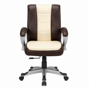 Premium Brown & Cream Executive Office Chair AF092