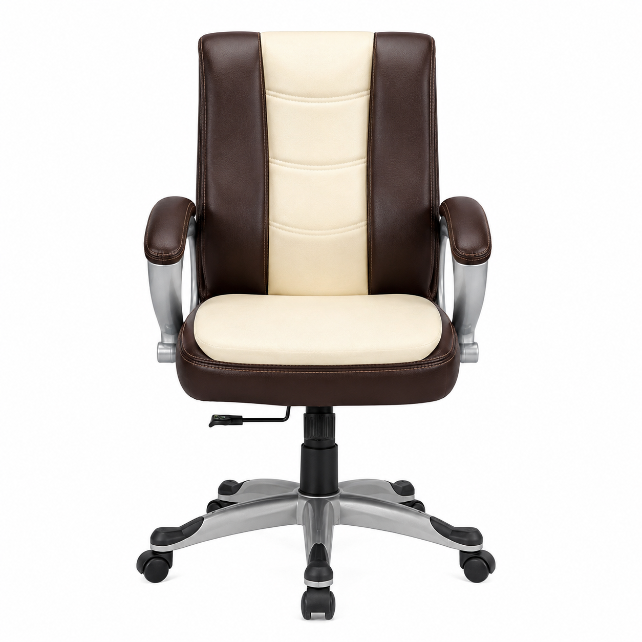 Premium Brown & Cream Executive Office Chair AF092