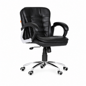 Premium Executive Office Chair | Black Leather Finish AF029