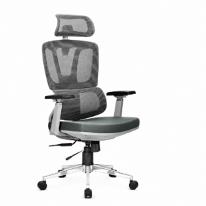 Ergonomic Executive Office Chair | Breathable Mesh Backrest | Adjustable Headrest AF034